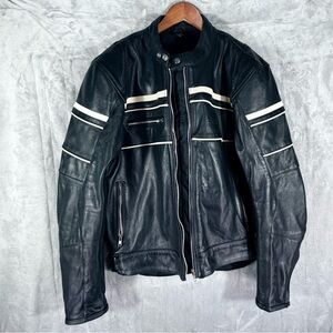 Men's Black Leather Jacket